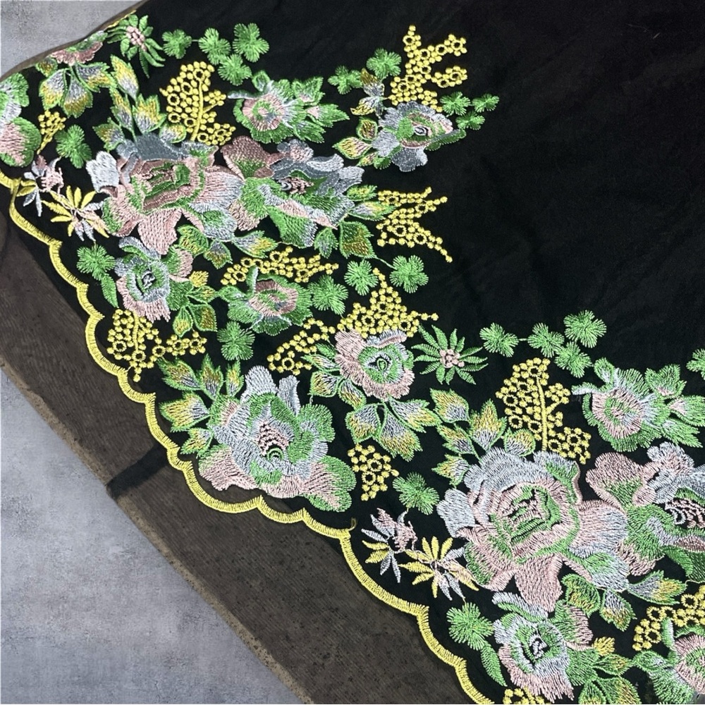 Donna Ricco Embroidered Dress - 8 - Picture 7 of 12